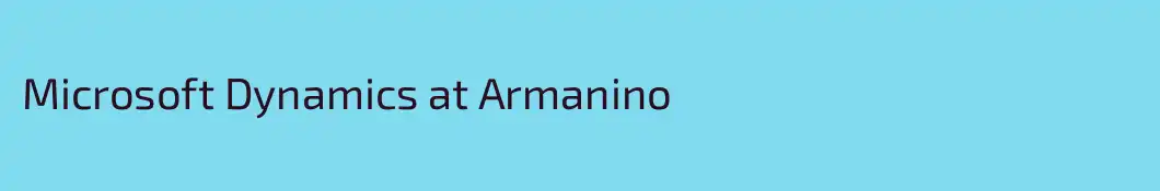 Microsoft Dynamics at Armanino